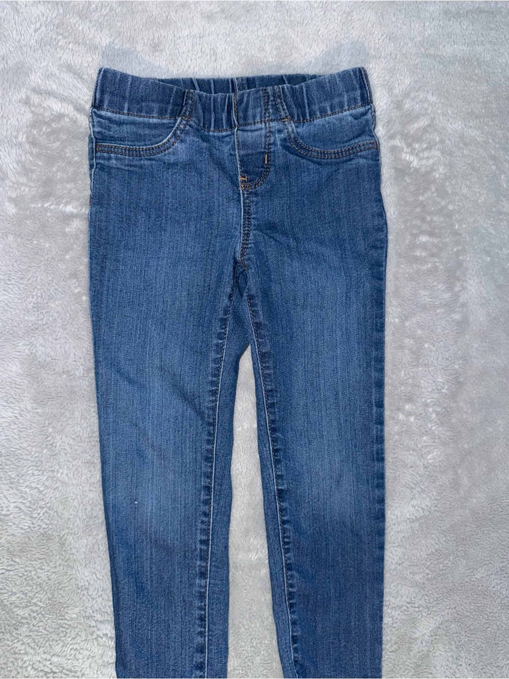 Toddler Girls Size 5T Pull-On Denim Jeggings | Medium Wash Blue